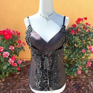 Y2k 2000s fairy whimsigoth corset top